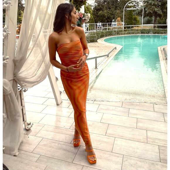 ZARA Fitted Midi Dress NWT LAST ONE!!! - Picture 7 of 16